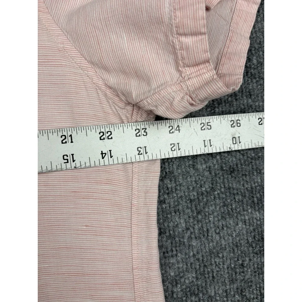J Crew Shirt Mens Sz XL Baird McNutt Irish Linen Classic Button Down Pocket Tee